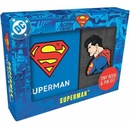 DC COMICS SUPERMAN TINY BK & PIN SET