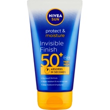 Nivea Sun Protect & Moisture Invisible Finish Mléko na opalování SPF50+ 150 ml