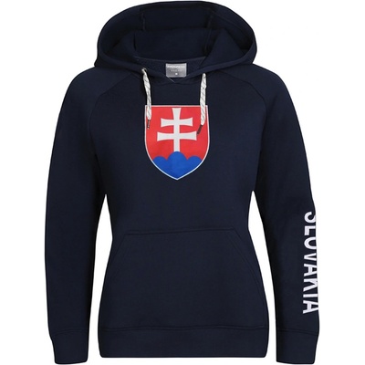 Progress HC SK Hoody tmavo modrá biela červená