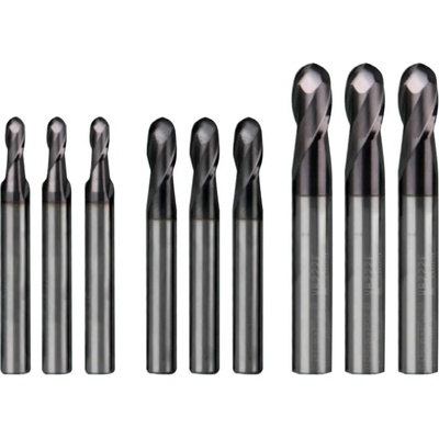 Sada stopkových fréz 4 ÷ 8 mm. Rádiusové