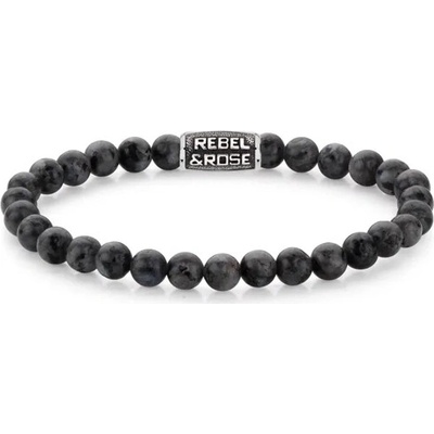 REBEL & ROSE náramok Grey Seduction Vintage RR-60117-V