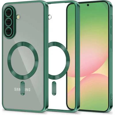 Tech-Protect Калъф Tech-Protect MagFlex MagSafe за Samsung Galaxy A56 5G - Clear Green