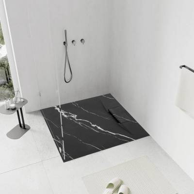 REA Bazalt CARRARA BLACK 90 x 90 cm K7003