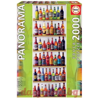 Educa Пъзел educa 18010 - 2000 части - Световни бири - Панорама (edu18010)