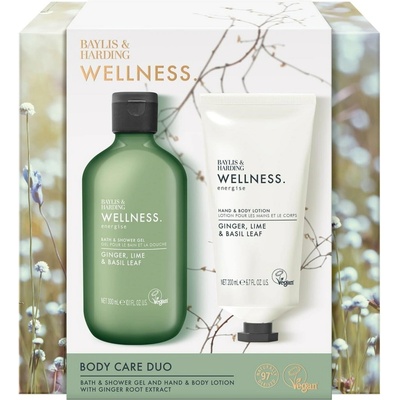 Baylis & Harding Wellness. sprchový gél 300 ml + telové mlieko 200 ml