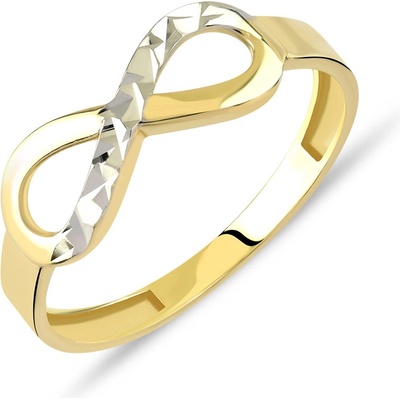 Lillian Vassago Zlatý prsten se symbolem nekonečna LLV85 GR071