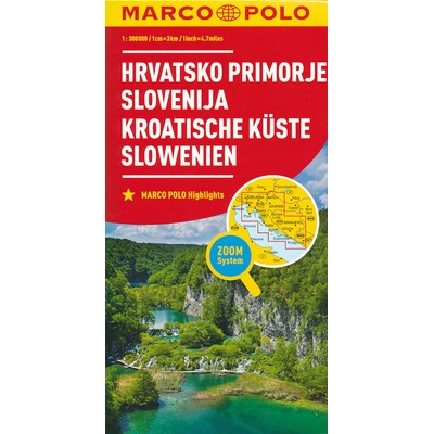 Chorvatské pobřeží Slovinsko 1:300T