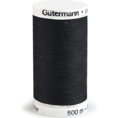 Stoklasa Polyesterové nitě návin 500 m Gütermann Balení: 1 ks, Varianta: 000 Black 000 Black