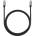 Satechi USB4 USB-C to USB-C Pro Cable, 8K, 240W, 40Gbps - здрав USB4 кабел с въжена оплетка за устройства с USB-C порт (120 см) (черен)