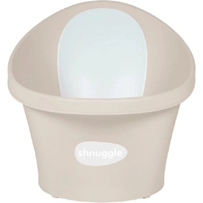 shnuggle Бебешка вана за къпане с клапа Shnuggle - 35 cm, Taupe (SBP-TPE-EUR)