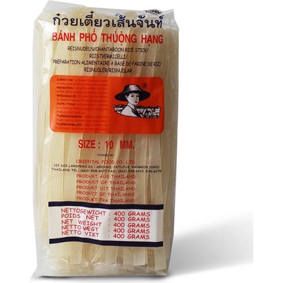 Chantaboon Ryžové rezance tyčinky 10 mm 30 x 400 g