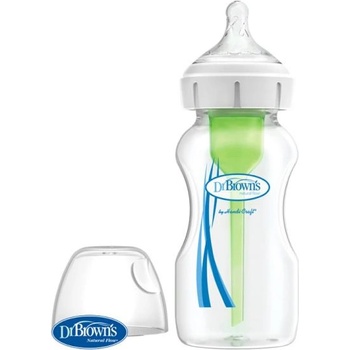 Dr. Brown's DR. BROWN'S Бутилка против колики Options+ широко гърло 270 мл пластмаса