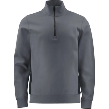 ProJob 2128 sweatshirt 1/Мъжки суитшърт с 2 ципа и 1/2 цип, сив, 4xl (64212807614)
