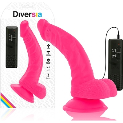 Diversia Flexible Vibrating Dildo 21.5 Cm