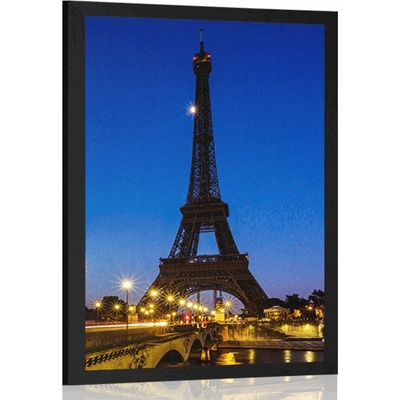 Plakát Eiffelova věž v noci - 40x60 no frame