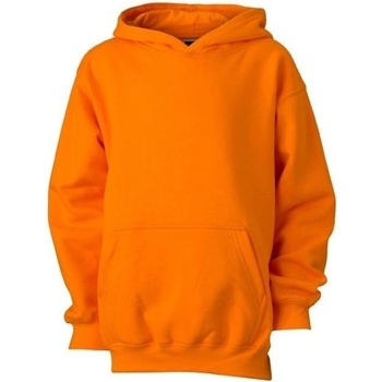 James & Nicholson Detská mikina s kapucňou JN047k Oranžová