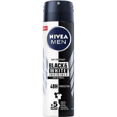 Nivea Дезодорант Nivea Men invisible for black&white original 150мл