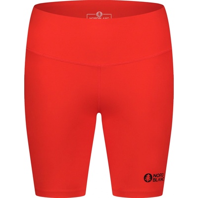 Nordblanc Dámské krátké fitness legíny NBSPL8036 ORANŽOVÝ INKOUST