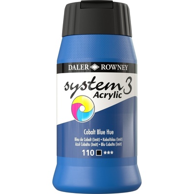 Daler-Rowney System3 АКРИЛНА боя Cobalt Blue Hue 500 ml 1 бр (129500110)