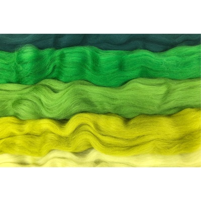 Sada na plstění limetková, 50g 5x10g
