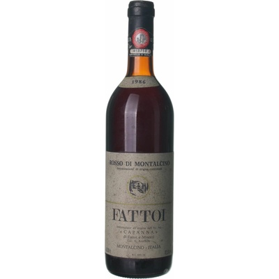 Capanna Rosso di Montalcino suché červené 1986 0,75 l (holá láhev)