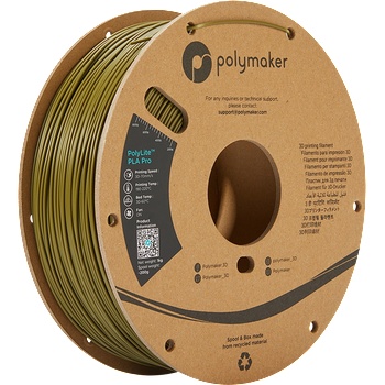 Polymaker PolyLite PLA PRO Army Green - 1, 75 mm (PA07006)