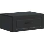 vidaXL Спален шкаф с монтаж на стена Черно 49 x 34, 5 x 20 см (899297)