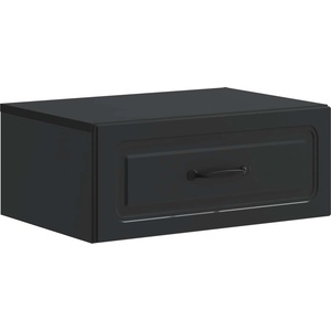 vidaXL Спален шкаф с монтаж на стена Черно 49 x 34, 5 x 20 см (899297)