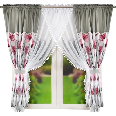 Fliying Komplet L586 Tulipány - 400x155 cm