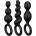 Satisfyer Комплект анални топчета "satisfyer plugs black" 3 бр