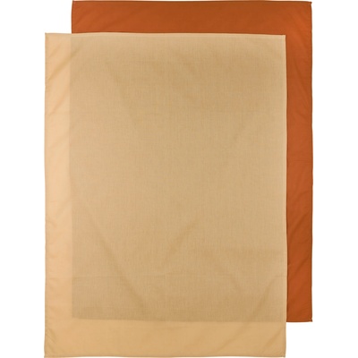 Meyco Baby Чаршаф за бебешка кошара Meyco Baby - 75 х 100 cm, 2 броя, Camel/Warm sand (443007)