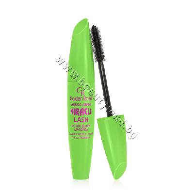 Спирала Golden Rose New City Style Miracle Lash Mascara, p/n GR-25344 - Спирала за обем, разделяне и наситено черни мигли (GR-25344)