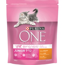 Purina ONE Junior s kuracím a celozrnnými obilninami 800 g