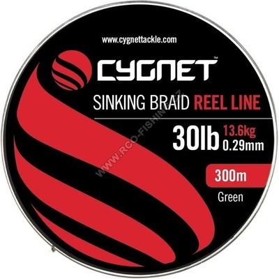 Cygnet šnúra Sinking Braided 300m 0,49mm 80lb