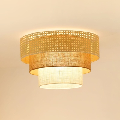 Brilagi таванно осветително тяло CEDAR LUNETA 1xE27/15W/230V пр. 45 ратан/кафяво (BG1133)