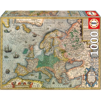 Educa Map of Europe a Fix lepidlo 1000 dielov