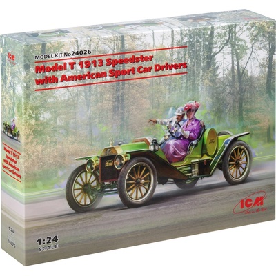 ICM Model T 1913 Speedster American Sport Car 1:24