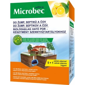 BROS Microbec do žúmp, septikov a ČOV 5 x 25g