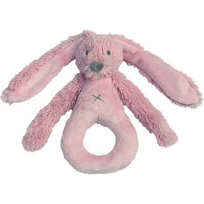 Happy Horse Plyšové hrkálka králiček Richie 18 cm Old pink