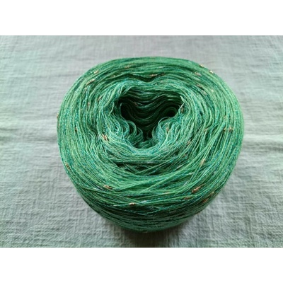 Merino Zephir green 2-nitka 1000m s nopkovou nitkou