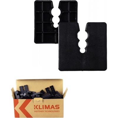 KLIMAS Wkret-met Dištančné podložky 50x50mm - PVC 10 mm - 50 ks