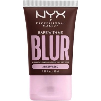 NYX Professional Makeup Bare With Me Blur Tint Foundation Zmatňujúci make-up so stredným krytím 23 espresso 30 ml