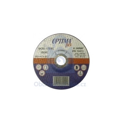 Kotouč brusný na kov, OPTIMA 230 x 6 mm - hobby balení, balení 1 ks