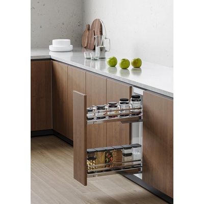 Cemux Style 15-3D plné dno tlumení chrom/bílá levý – Zboží Mobilmania