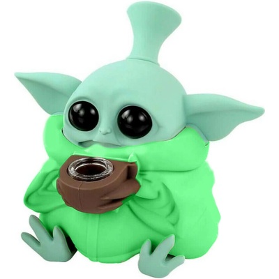 Urban Crew Silikónový Bong Alien 13cm Zelená