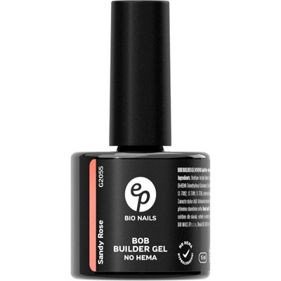 Bio nails Bob modelovací hypoalergénny gél sandy rose 15ml