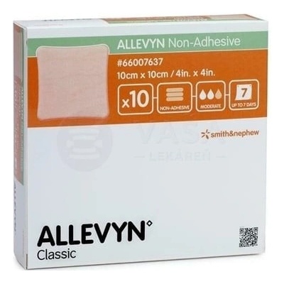 Allevyn Non-Adhesive Krytie na rany (10 x 10 cm) 10 ks