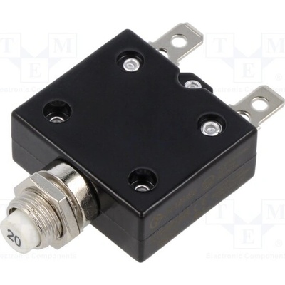 OPTIFUSE CBW58-HS-20A-5C Pojistka: tepelná; 20A; Imax: 1kA; 125V,250V; 32VDC,50VDC