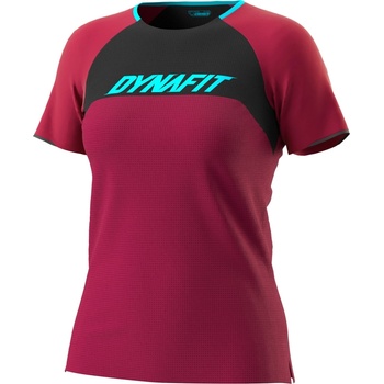 Image 1 of Dynafit Women's Short-Sleeve Performance Gym Top - Beet Red