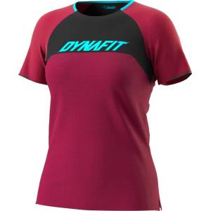 Dynafit Women's Short-Sleeve Performance Gym Top - Beet Red